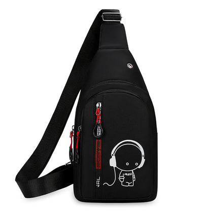 Trendy Straßenstil Sling-Rucksack Brehn