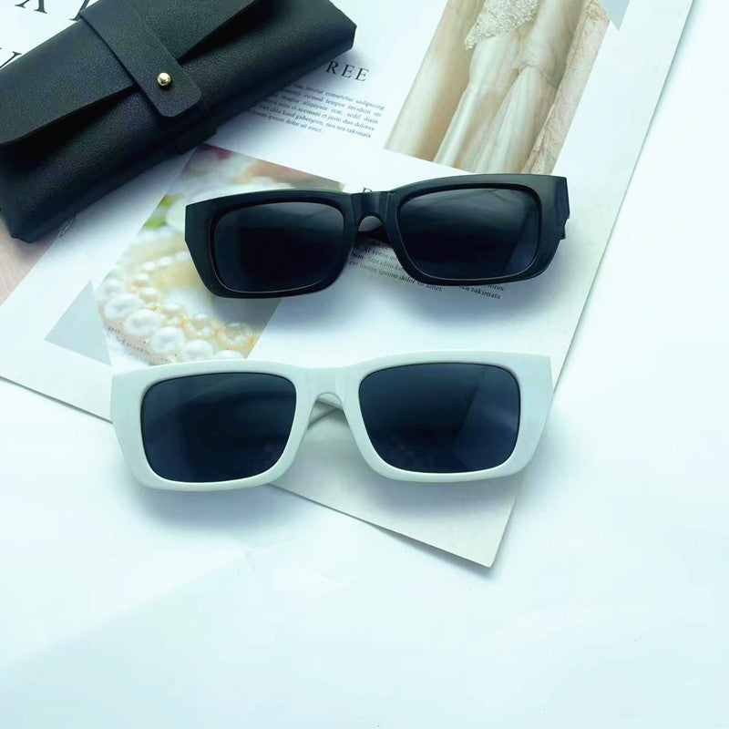 Stylische Übergroße Schild Sonnenbrille Brehn