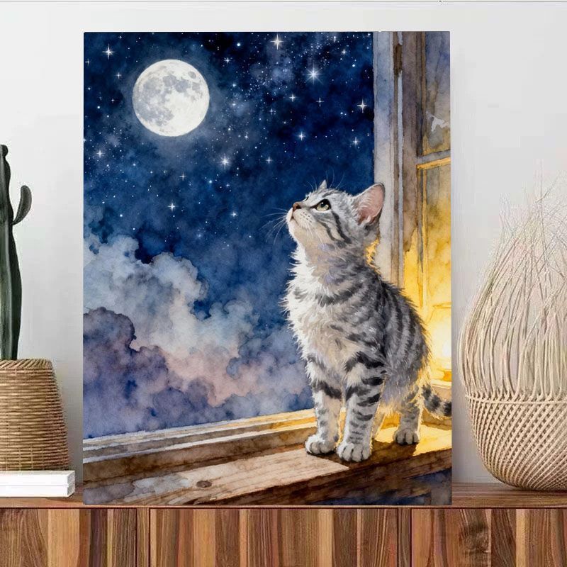 Katzen-Themen Wandkunst Brehn