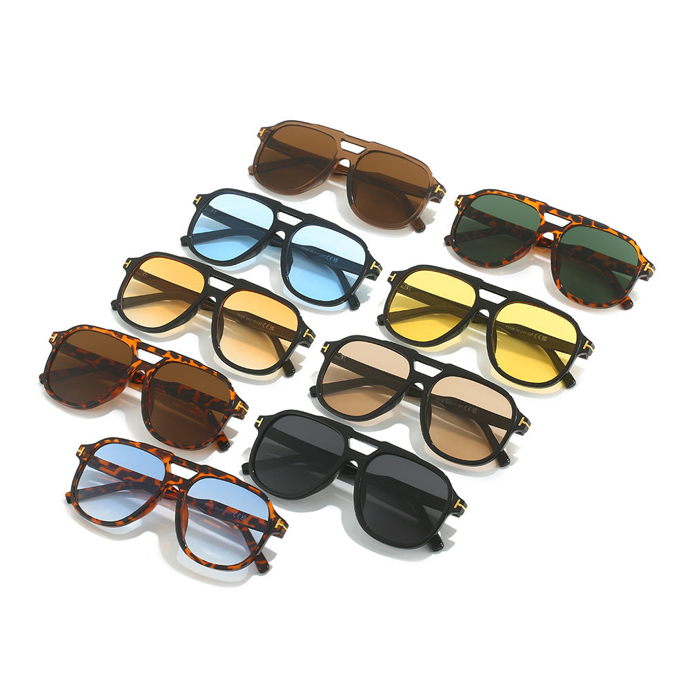 Retro-inspirierte Übergroße Sonnenbrille Brehn