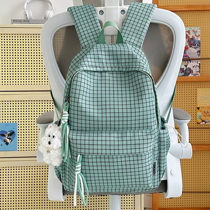 Geometrisch gemusterter leichter Rucksack