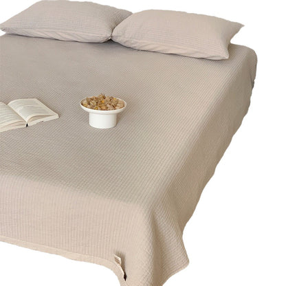 Leichte Steppdecke mit Quasten und Baumwoll-Quiltstruktur