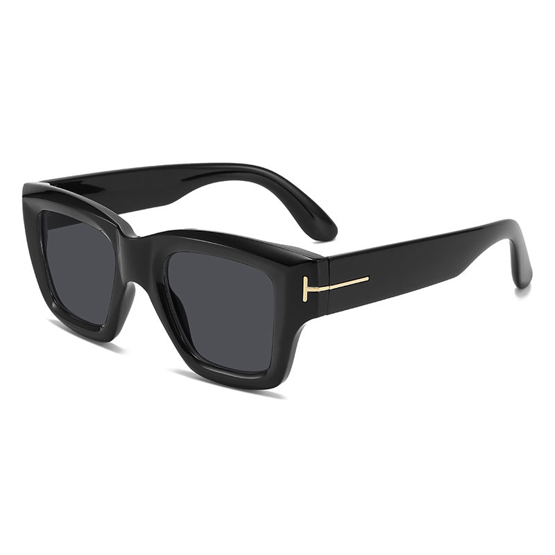 Damen modische quadratische Sonnenbrille mit UV-Schutz und elegantem Design Brehn
