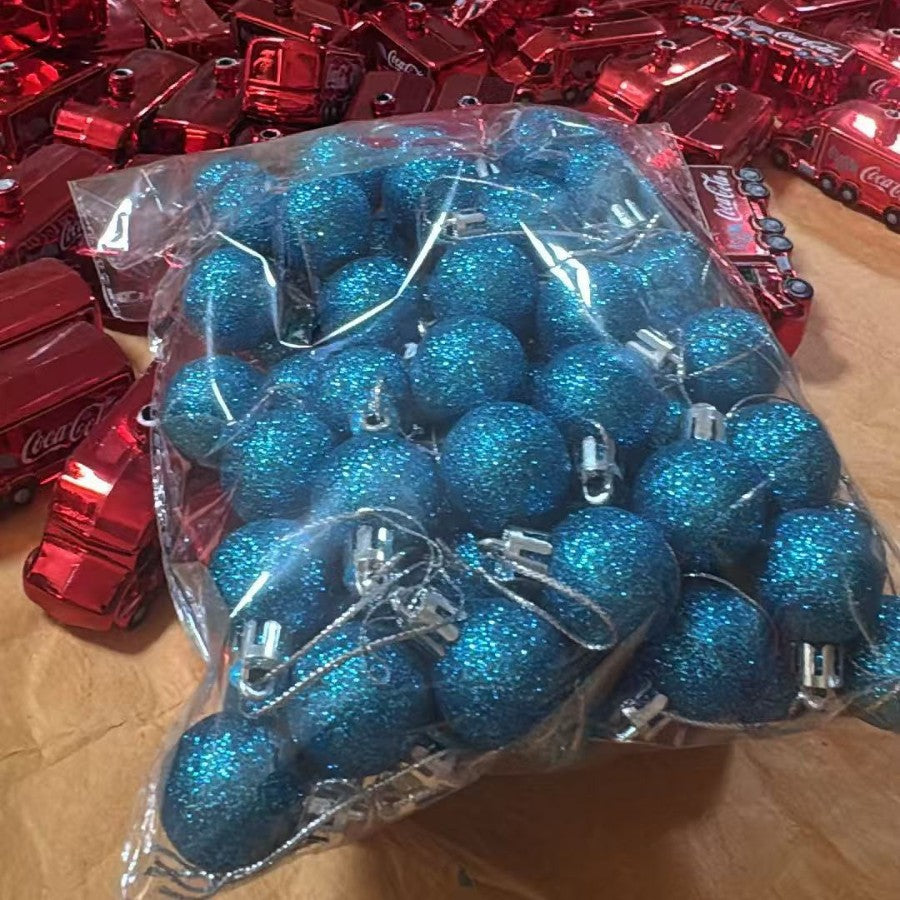 Glitzernde Weihnachtsornamente Brehn