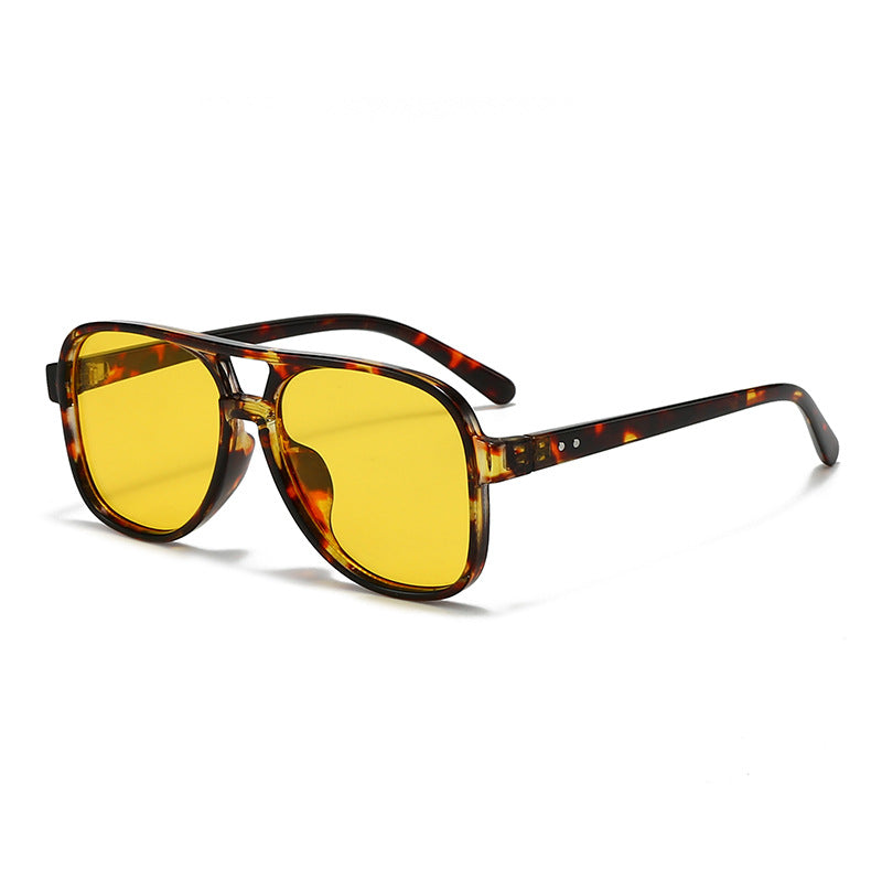 Herren Übergroße Transparente Quadratische Brille Brehn