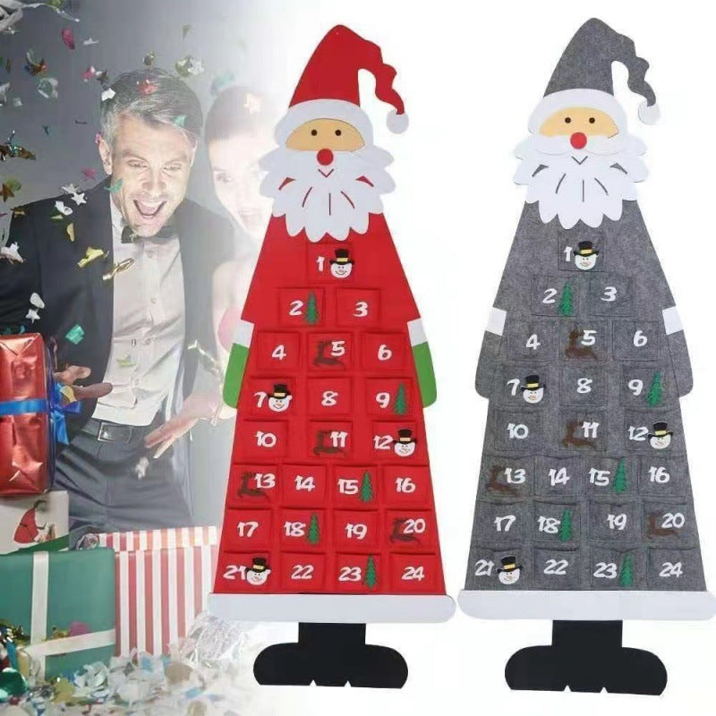 Weihnachts Adventskalender Wandbehang Brehn
