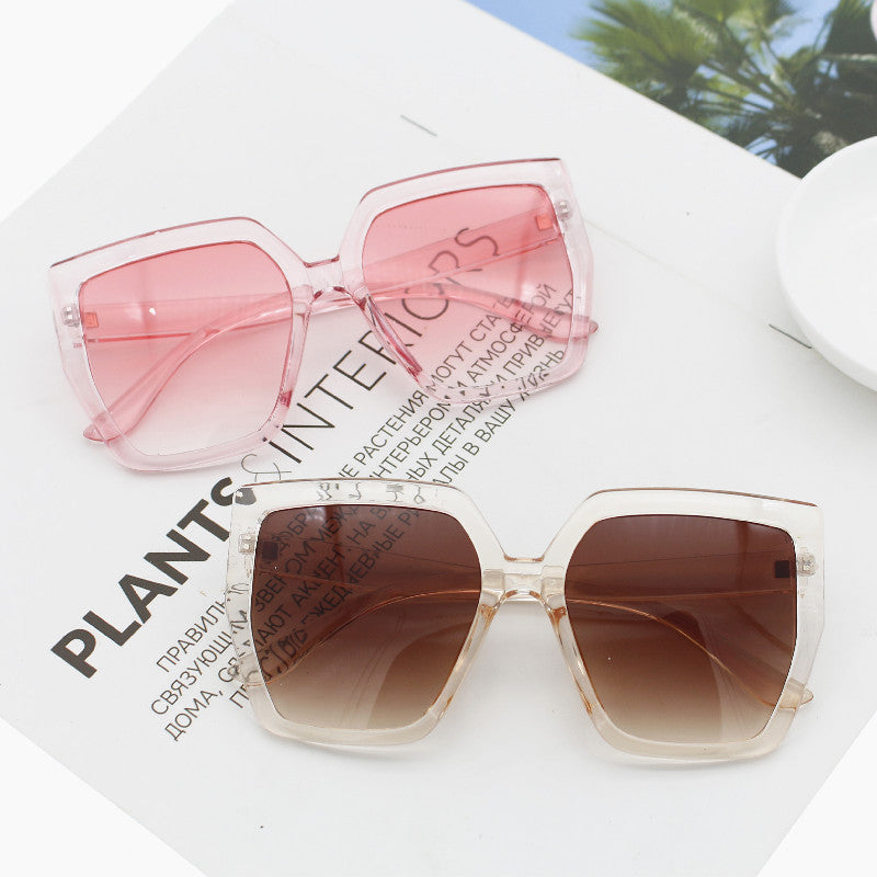 Damen elegante oversized Sonnenbrille mit luxuriösem Rahmen Brehn