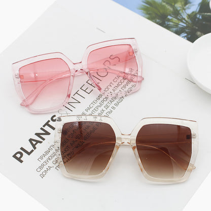 Damen elegante oversized Sonnenbrille mit luxuriösem Rahmen Brehn