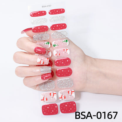 Festliche Ferien Nagel Wraps