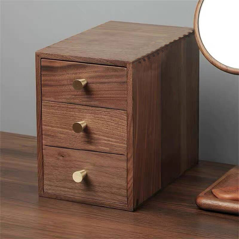 Holz Schubladenaufbewahrungseinheit Brehn