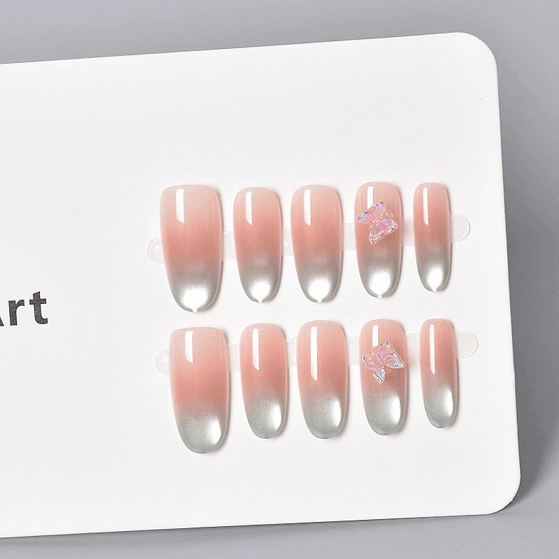 Ombre Stiletto Press-On-Nagelverlängerungen Brehn
