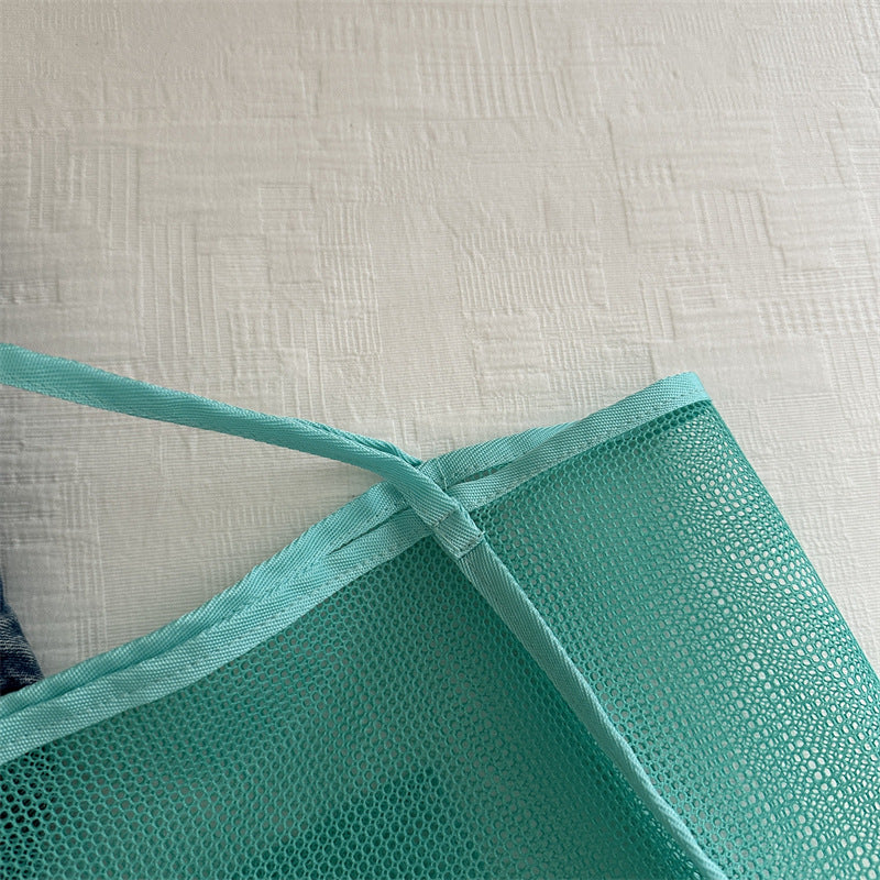 Geräumige Mesh Strandtasche