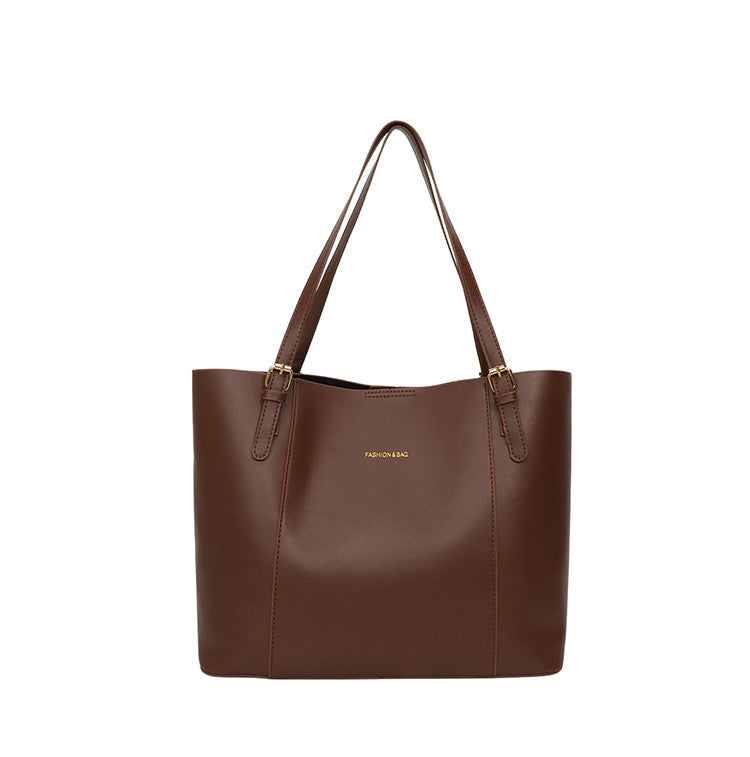 Schlanke minimalistische Leder-Umhängetasche Brehn