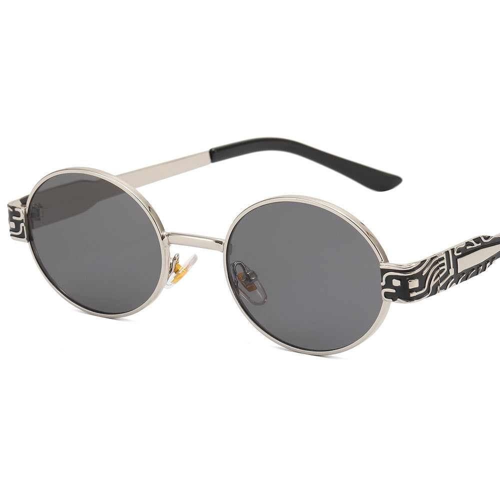 Damen stylische Sonnenbrille mit einzigartigen Verzierungen Brehn