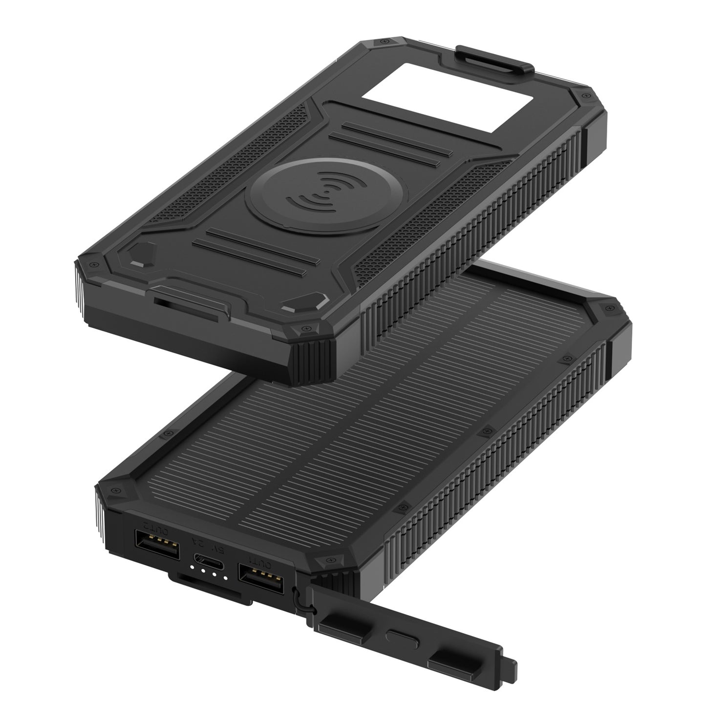 Robuste Powerbank mit Kabelloser Ladefunktion Brehn