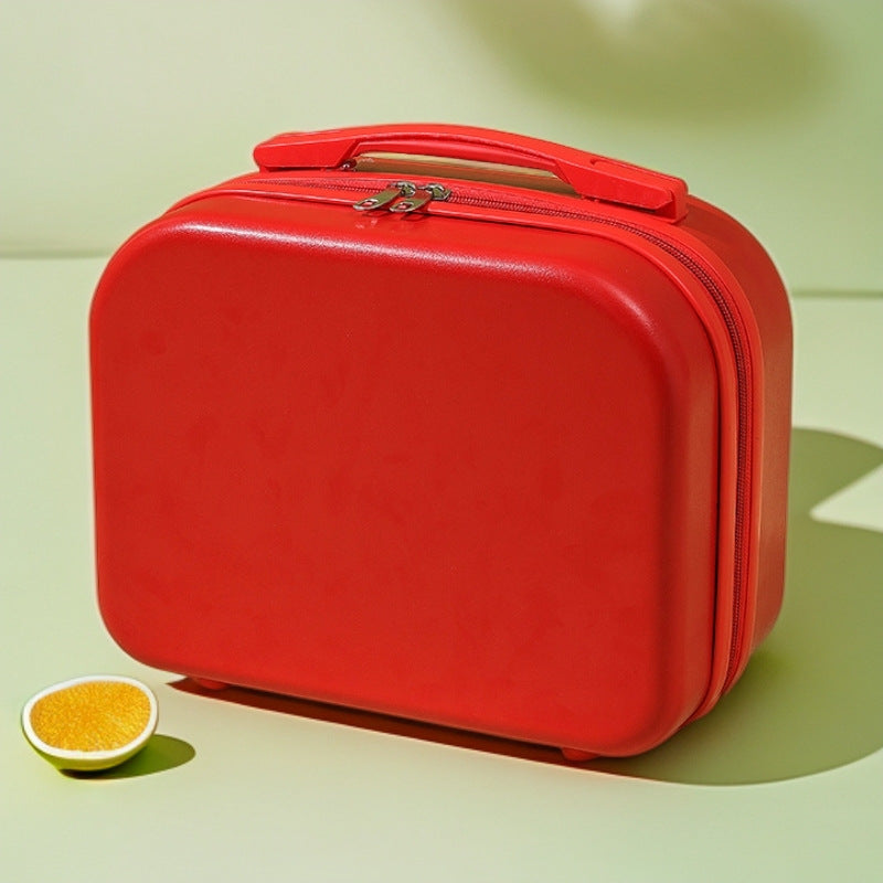 Hartschalen-Reise-Beauty-Case mit geformtem Griff und doppelt zip-verschluss Brehn