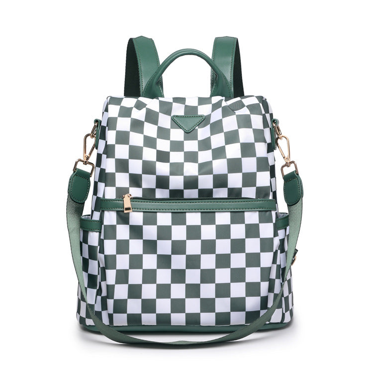 Stylische kariert Rucksack Brehn