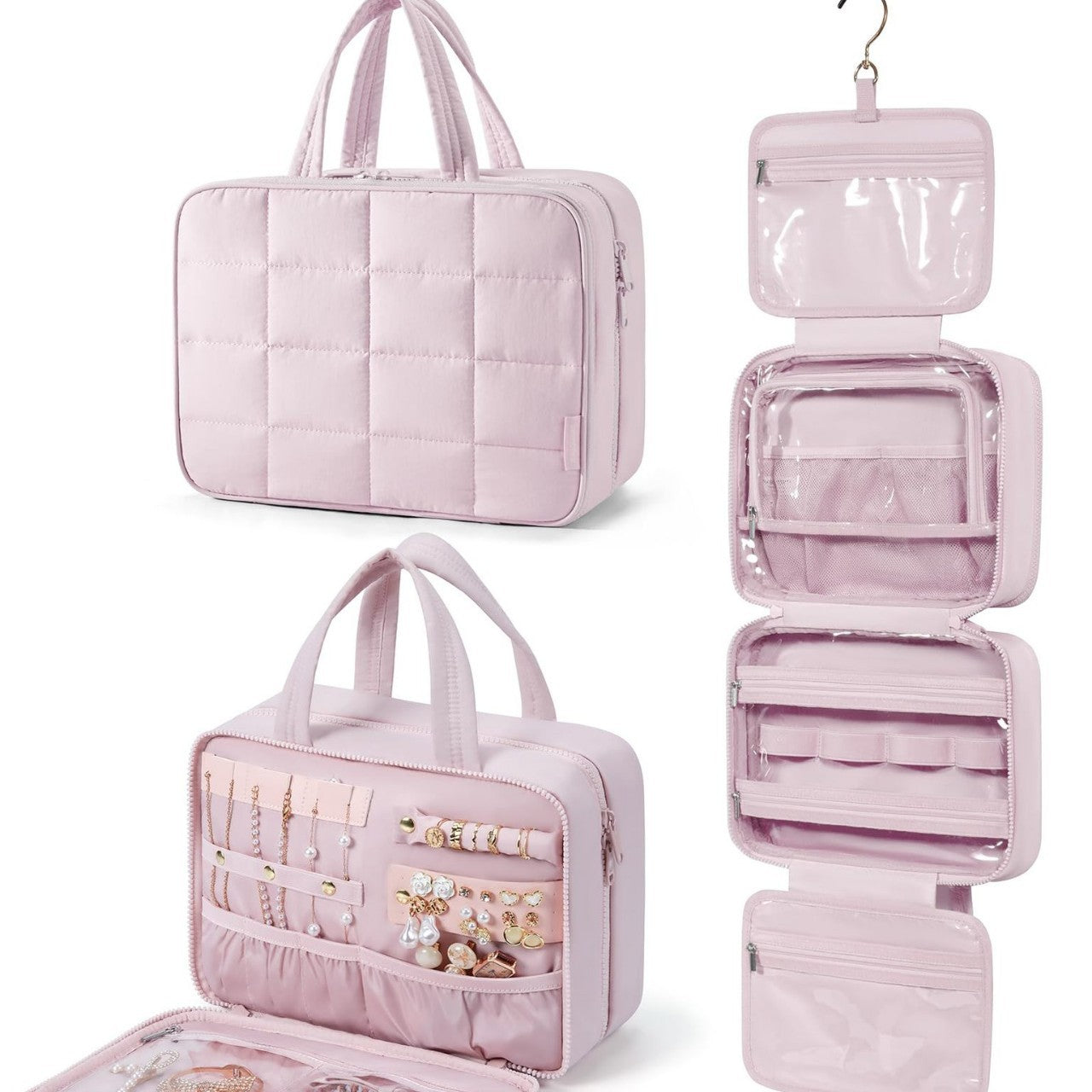 Schmuck-Organizer-Tasche mit Mehreren Fächern Brehn