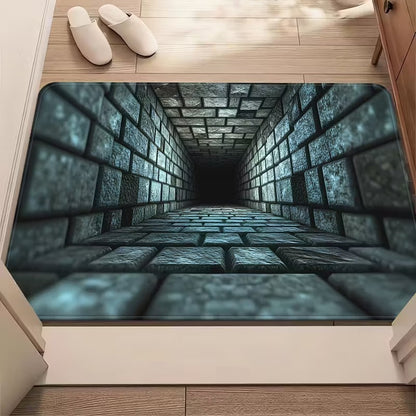Künstlerische 3D Höhlen-Szene Bereichsmatte Brehn
