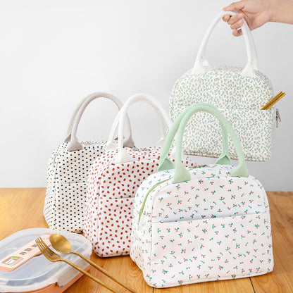 Isolierte Blumige Lunch Tasche