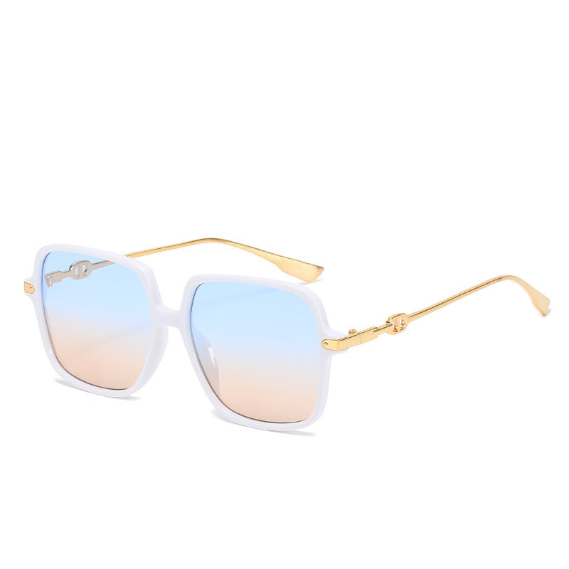 Oversized Chic Quadratrahmen Sonnenbrille Brehn