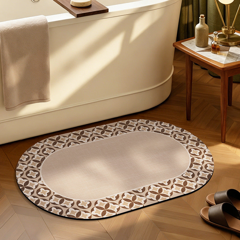 Botanisches Design Badmatte Brehn