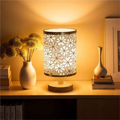 Florales Muster Tischlampe