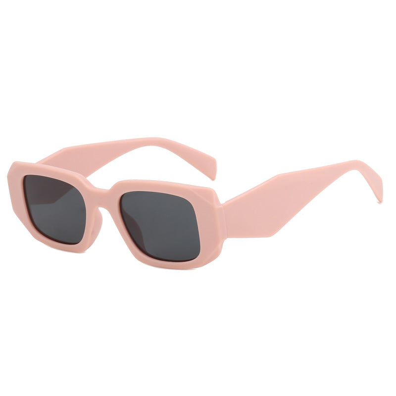 Damen modische oversized Sonnenbrille im angesagten Rechteck-Design Brehn