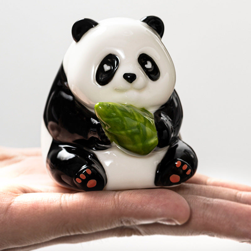 Niedlicher Panda Dekorationsfigur Brehn