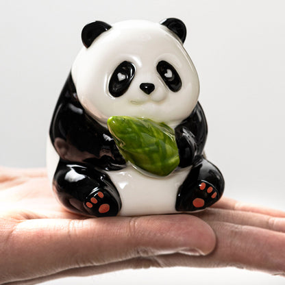 Niedlicher Panda Dekorationsfigur Brehn