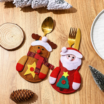 Lustige Schneemann Besteckhalterung Brehn