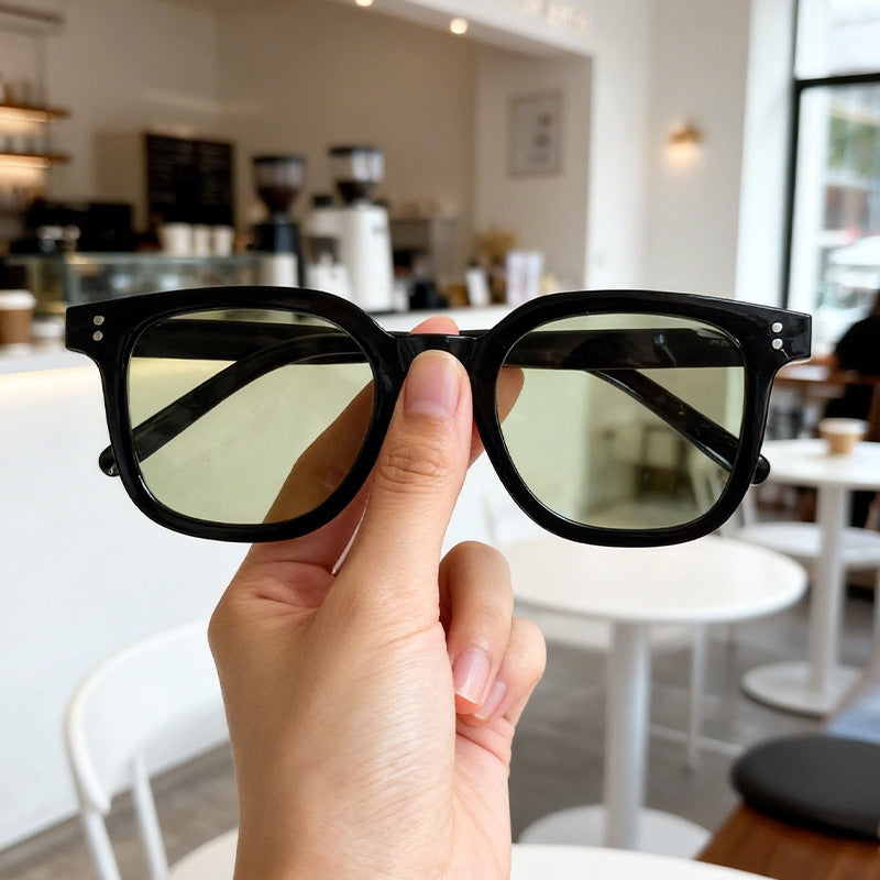 Moderne Übergrößen Quadratische Sonnenbrille Brehn