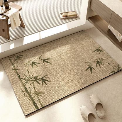 Dekorative florale Muster Badematte