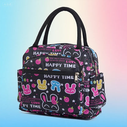 Katze Druck Isolierte Lunch Tasche Brehn