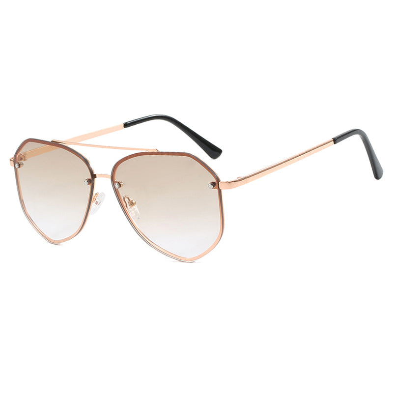 Damen stylische Sonnenbrille im einzigartigen Pentagramm-Design Brehn
