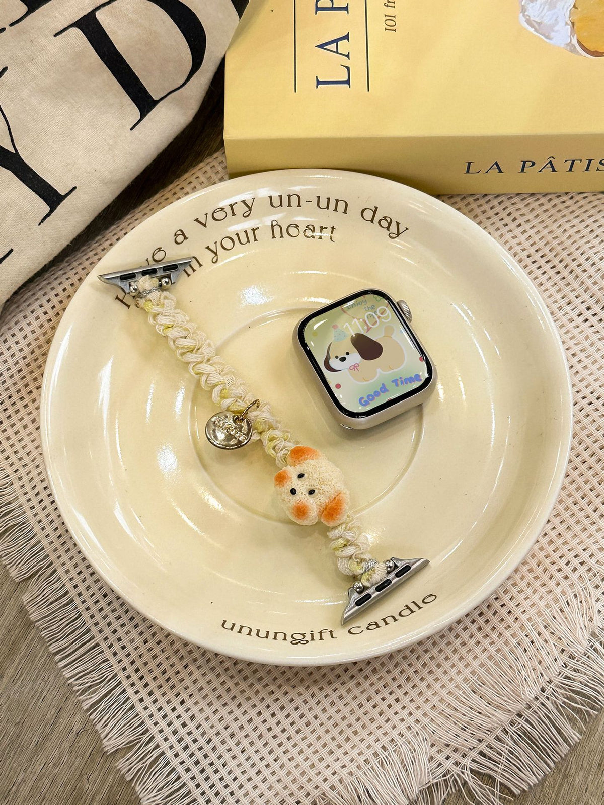 Süßer Plüschhund Charm Armband Brehn