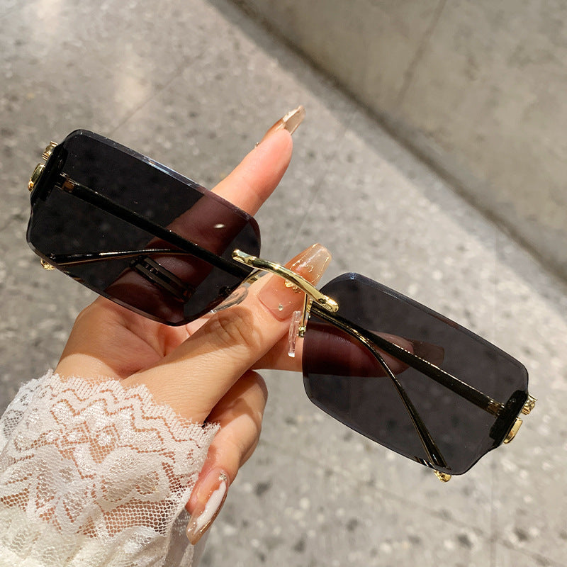 Damen oversized Sonnenbrille mit hochwertigem Metallrahmen und polarisierten Gläsern Brehn