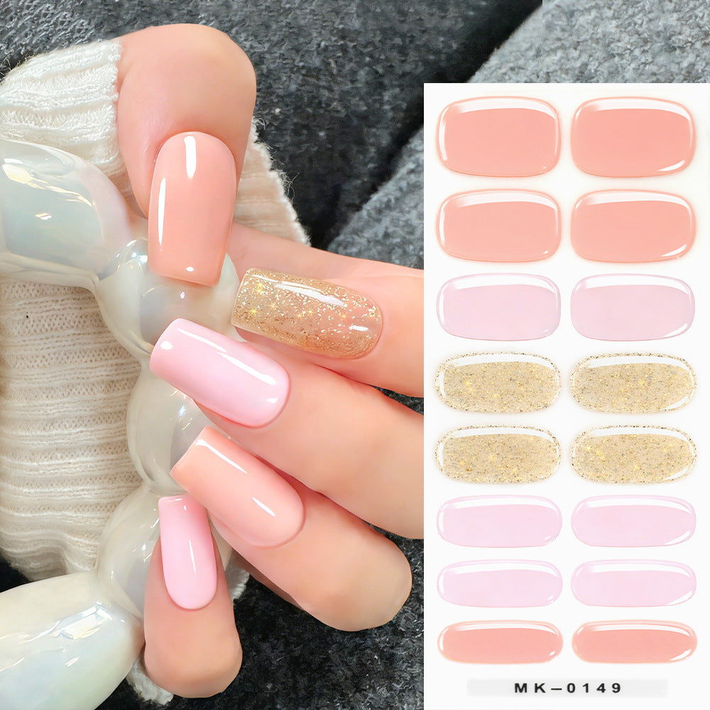 Premium Glänzende Gel-Nagelspitzen Set