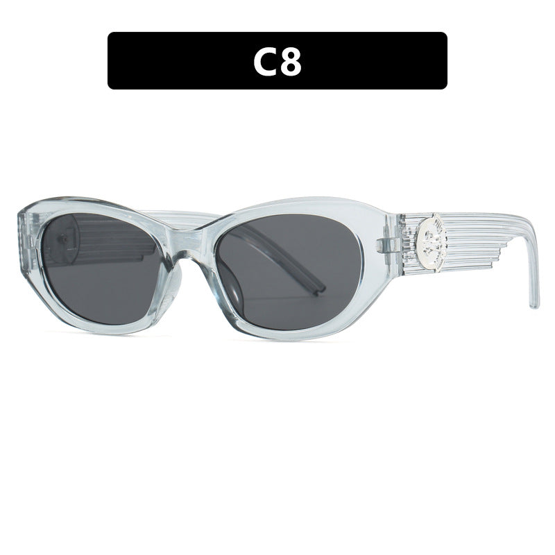 Damen modische Cat-Eye Sonnenbrille mit markantem Design und luxuriösen Details Brehn