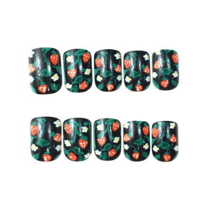 Blumenmuster Gel Nagelkunst Brehn