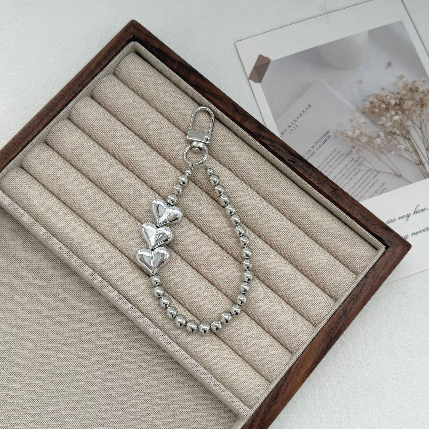 Herz-inspirierten Charm-Schlüsselanhänger Brehn