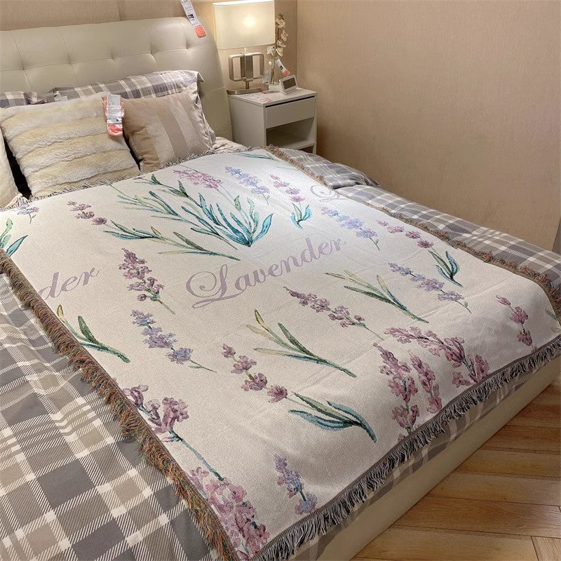 Blumenmuster Sofa Werfen Decke