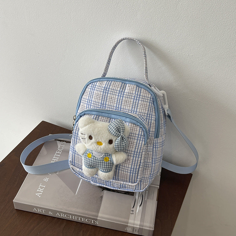 Niedlicher Plüsch-Tier-Themen-Mini-Rucksack