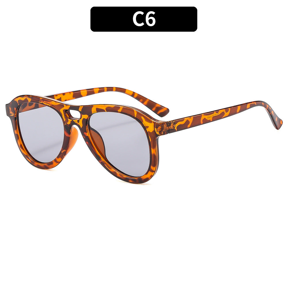 Vintage-inspirierte übergroße Sonnenbrille
