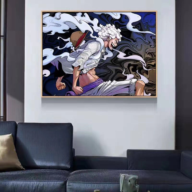 Anime-inspirierter Charakter Kunstdruck Brehn