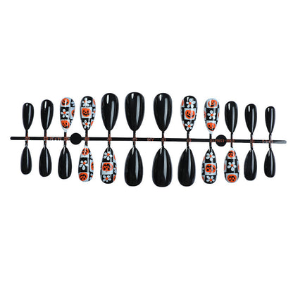 Halloween-Themen Press-On Nagelkunst Set