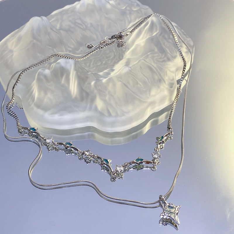 Eleganter Charm-Anhänger-Halskette Brehn
