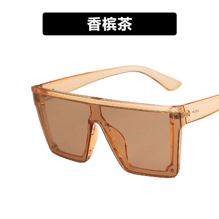 Damen futuristische Sonnenbrille im schützenden Oversized-Format Brehn