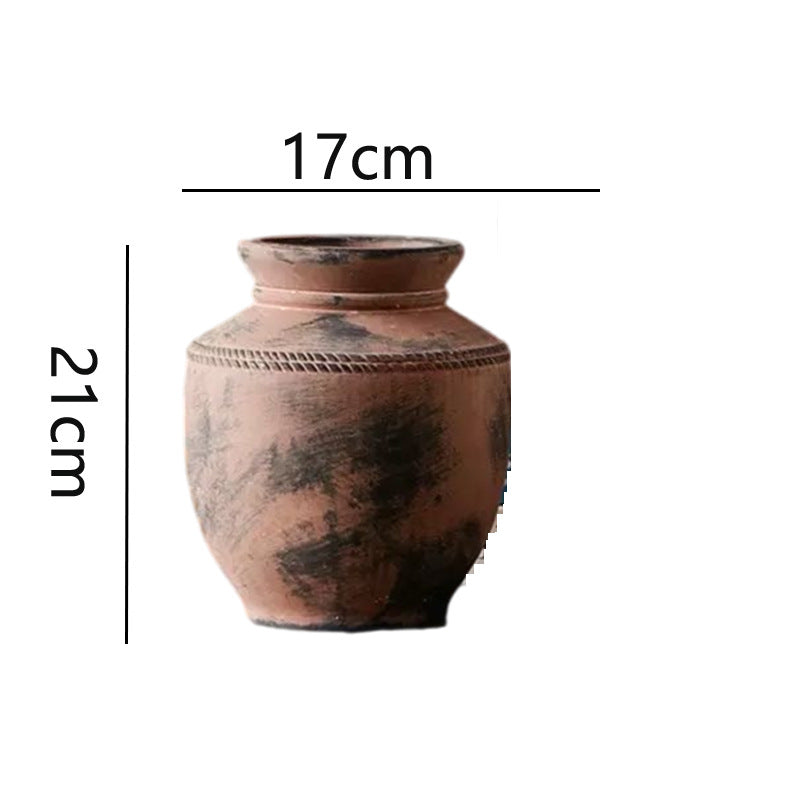 Handgefertigte Tonvase Brehn