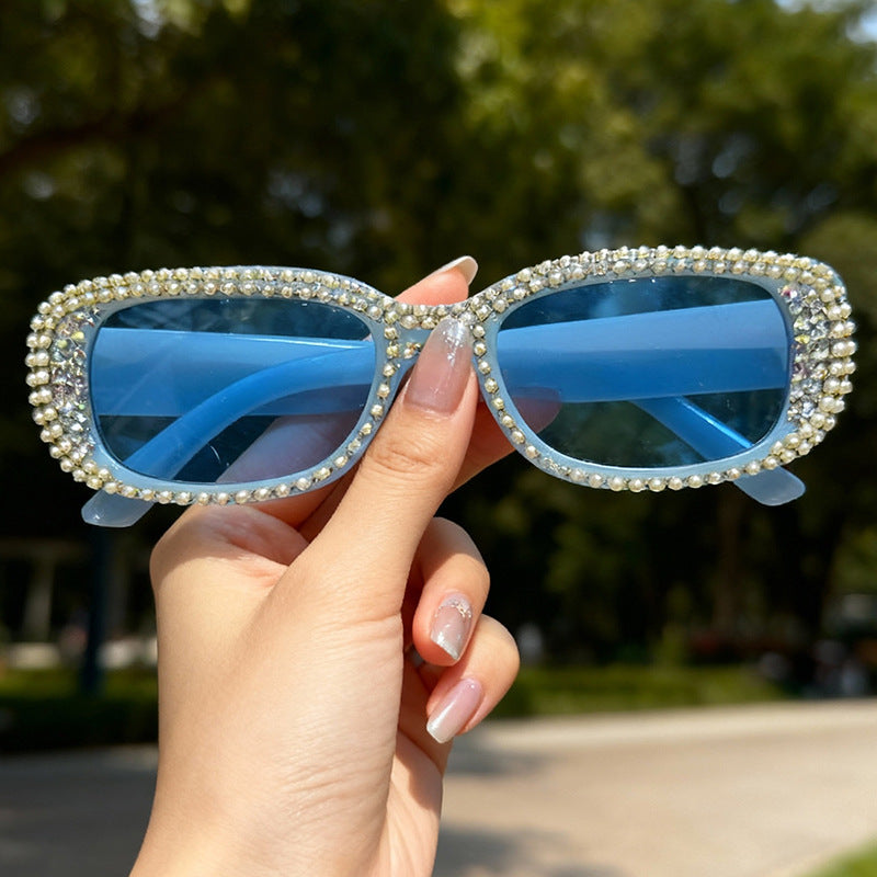 Rhinestone-besetzte modische Sonnenbrille Brehn
